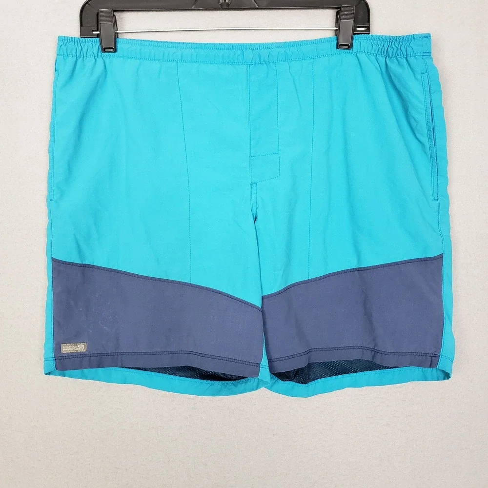 Mountain Hardwear Swim Trunks Blue Two Tone Vacation Beach Gorpcore Men's Size M